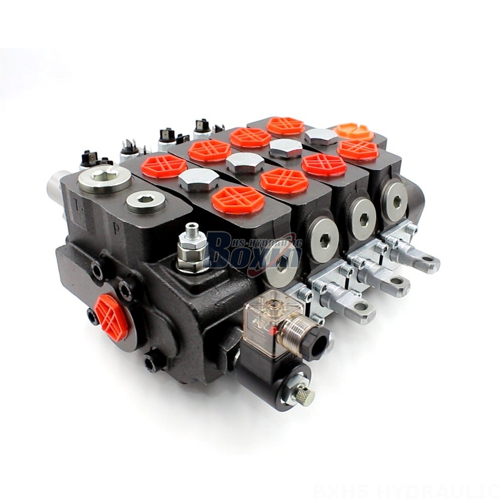 Sectional Directional Hydraulic Valve: DLS180 Micro Switch Manual 4 Spool main image